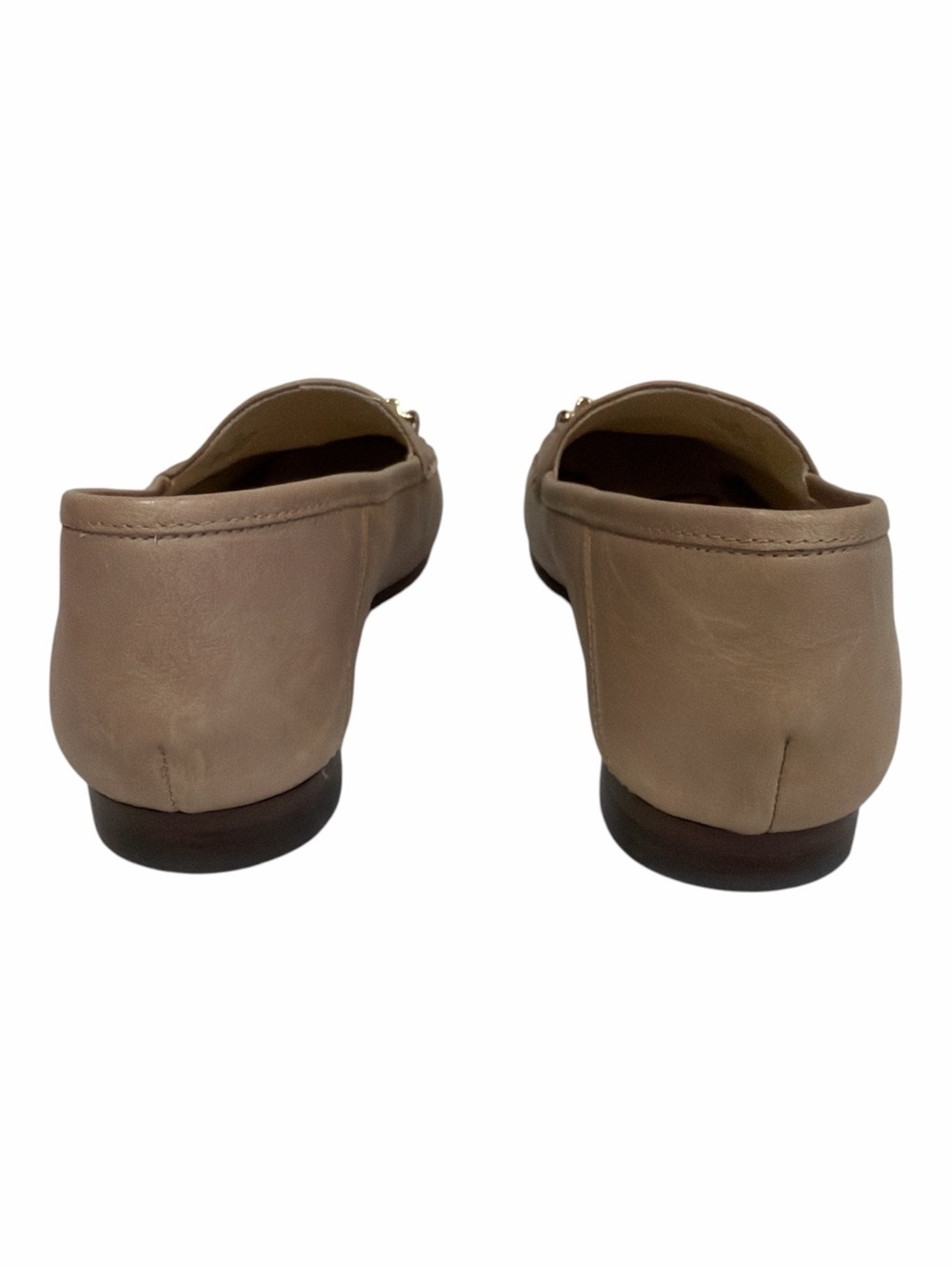 Sam Edelman Loraine Bit Loafers Size 9 Leather Taupe Gold Hardware - Picture 4 of 9